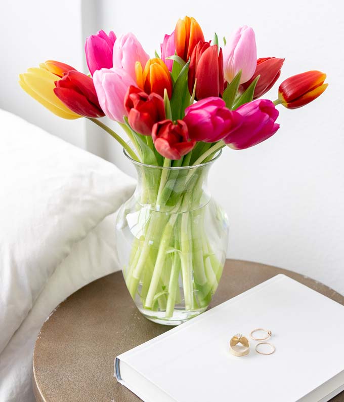 Rainbow Tulip Bouquet  - 20 Stems