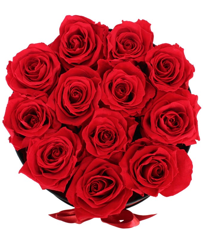 Close up of luxury red roses to gift