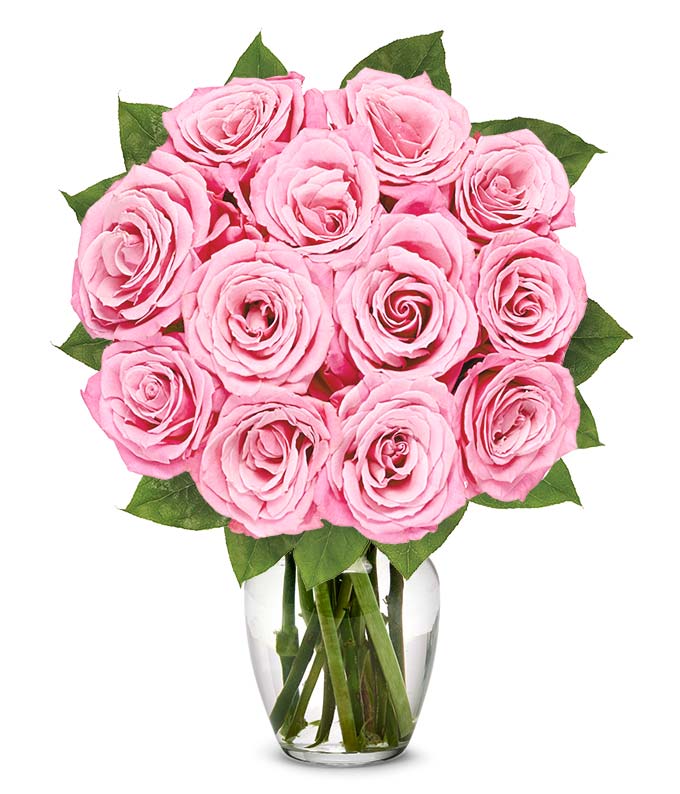 Classic Light Pink Rose Bouquet