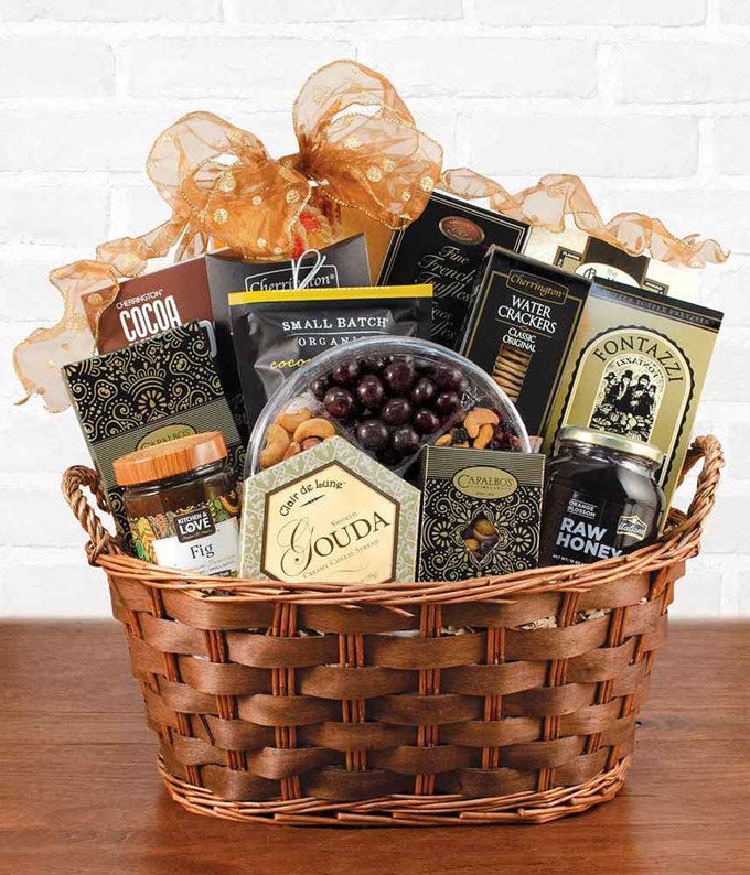 Gift Pleasant Goodies Basket- FNP