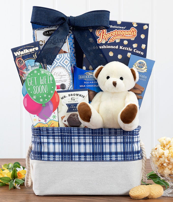 Get Well Beary Soon Gift Basket
