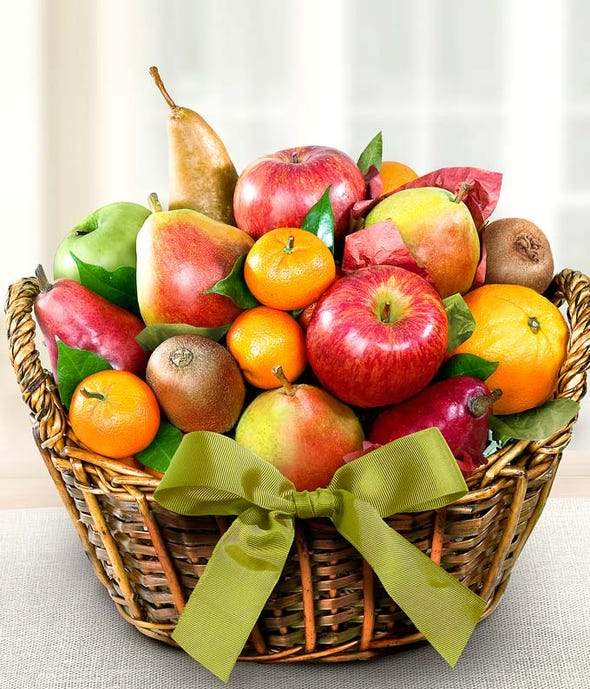 Large fruit gift basket