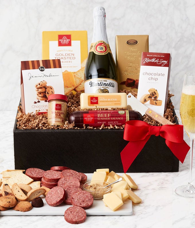 Meat and Cheese Gift Basket   – Aunt Laurie's