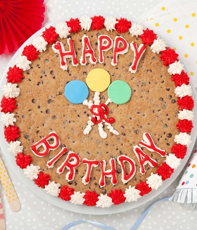 Birthday cookie cake delivery