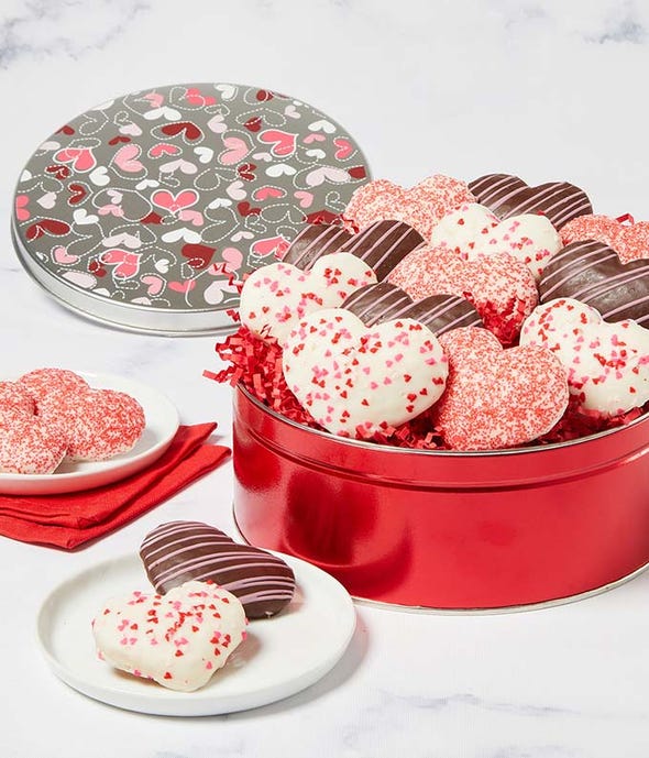 Valentine&#39;s Heart Cookies