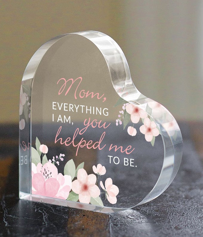 Mom Appreciation Acrylic Heart