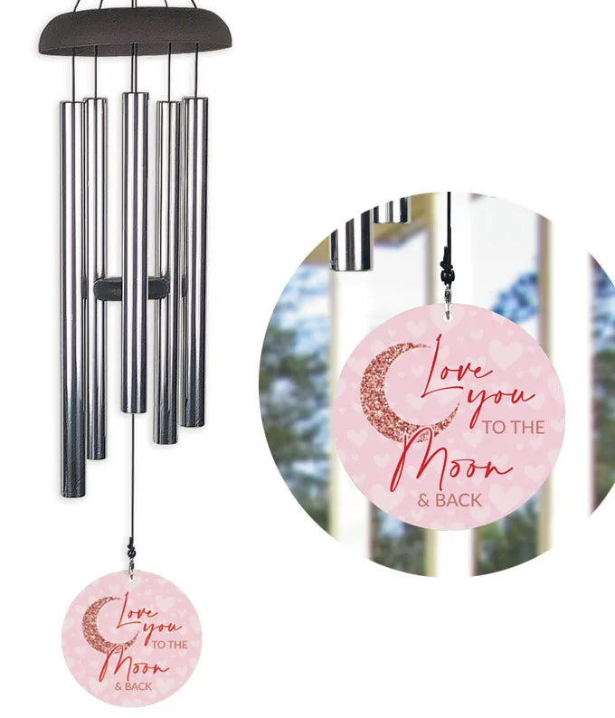 Love You To The Moon &amp; Back Wind Chime