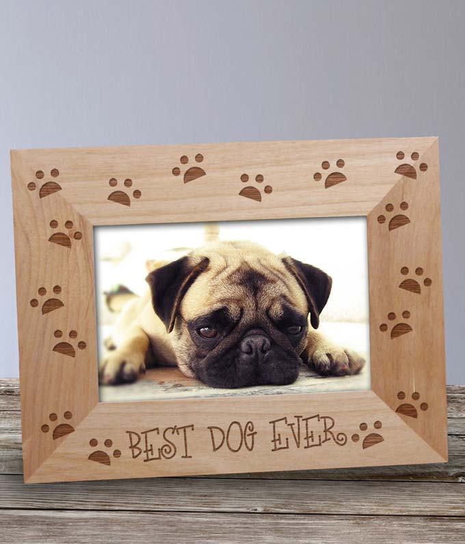 Best Dog Ever Wooden Picture Frame