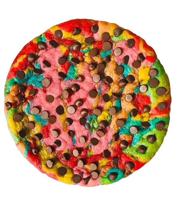 Rainbow Cookie Cake